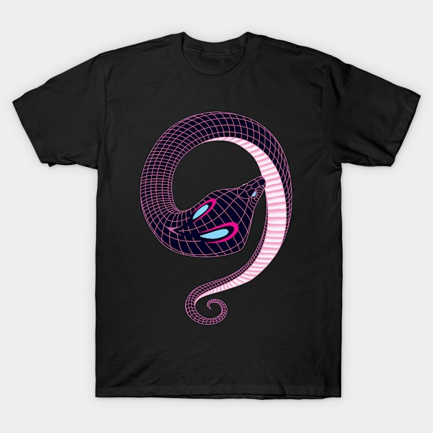 Synthwave Cobra T-Shirt by GrievousGarments